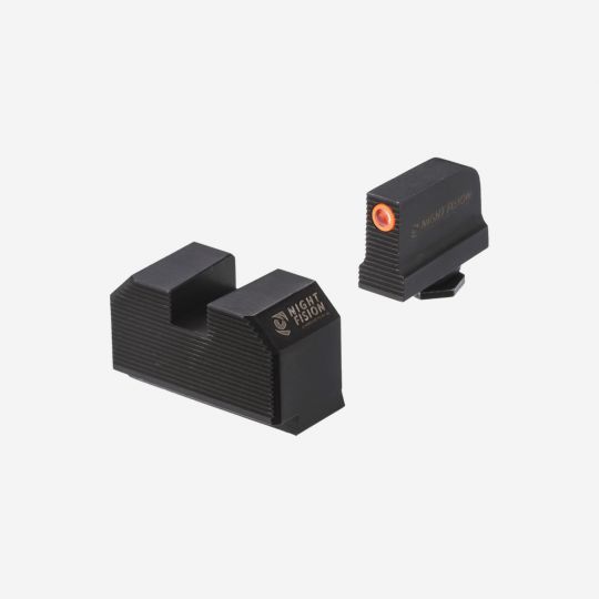 Night Fision Optics Ready Stealth Lower 1/3rd Night Sight Set for Walther PDP/PPQ w/ RMR/507c/508t | Selectable