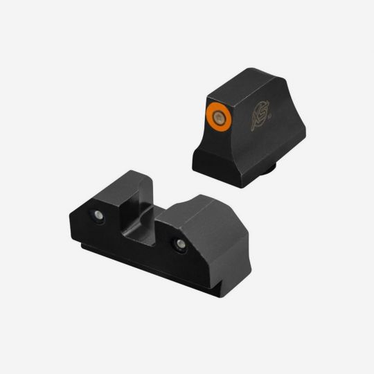 R3D Night Sights - Tritium Rear - Glock Suppressor 42, 43, 43X, 48 | Selectable Color